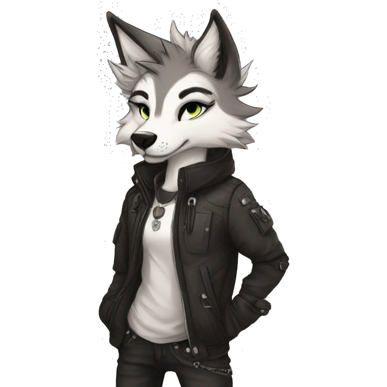 Edgy modern anthro furry by Falvie, LiLaiRa, griffsnuff, AngieWolf emoji