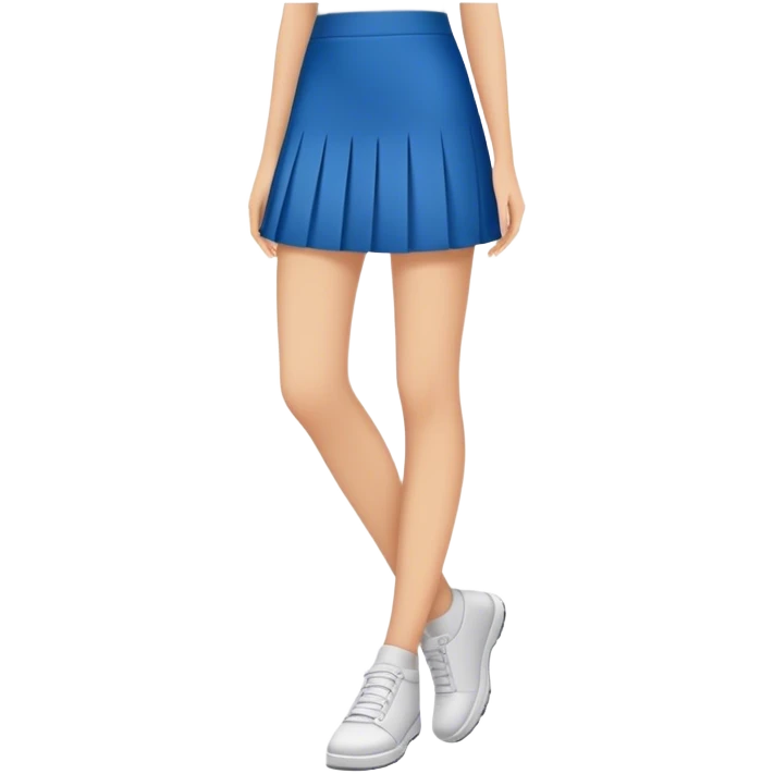 A stylish jupe emoji, knee-length, smooth fabric, and a clean, modern design. It can be any color, perfect for casual or chic looks. emoji