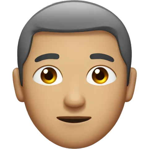 asain guy with lines of eyes emoji
