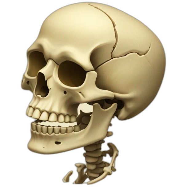 Da Vinci Cursed Skeleton emoji