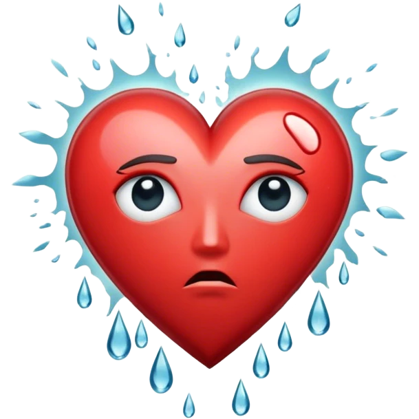 Icon for Drama Movies: A vintage movie poster-style design with a powerful, emotional scene. Include a broken heart, teardrops, and dramatic lighting. The background should evoke a sense of intensity, with a faded, melancholic atmosphere. Retro cinematic feel. Transparent background. emoji