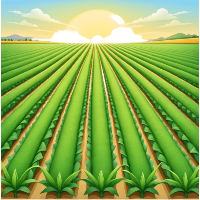 agricultural field emoji