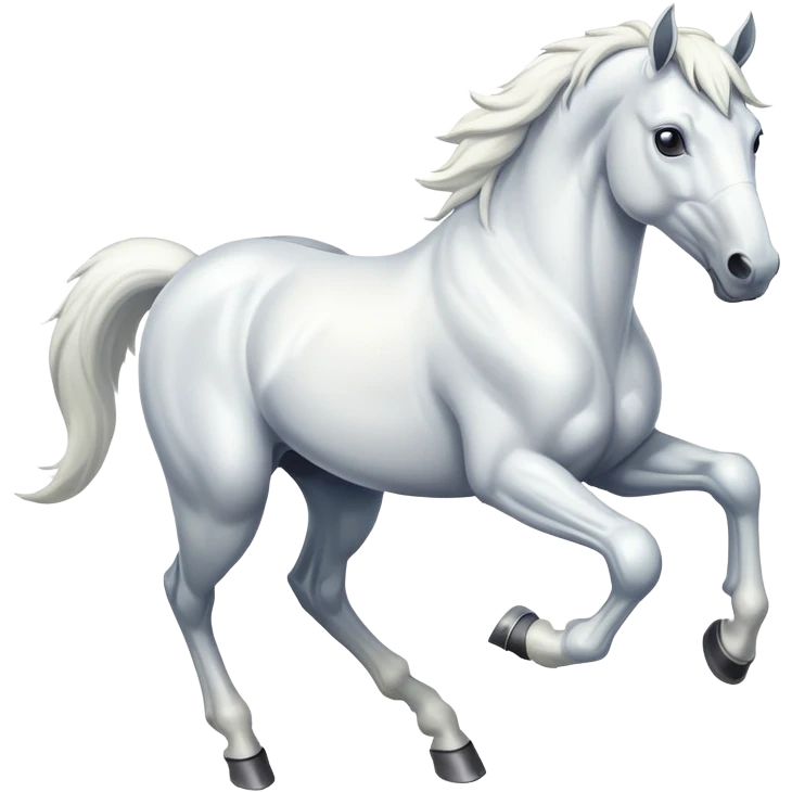 White horsr emoji