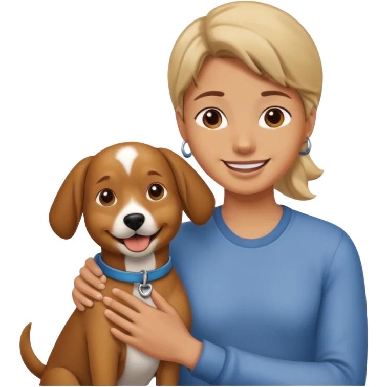 petting dog emoji