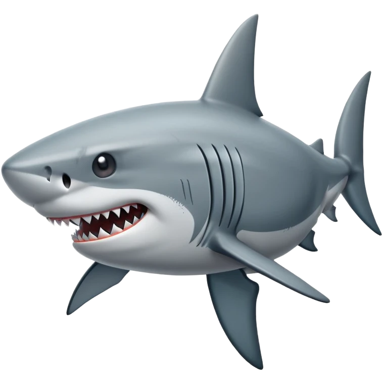 Buff shark  emoji