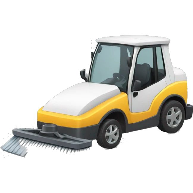sweeper car emoji