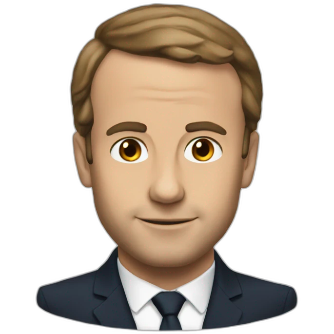 Macron harabe emoji