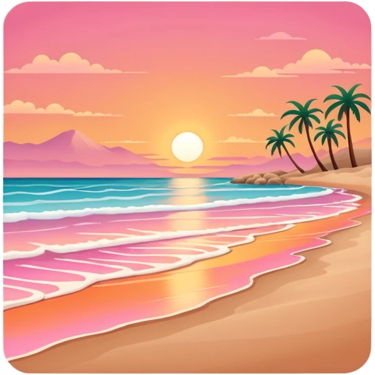 Sunset beach emoji