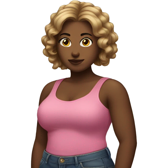 Thick girl emoji