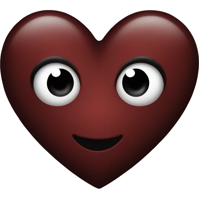 dark red heart  emoji