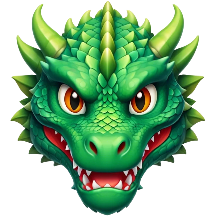 real dragon face emoji