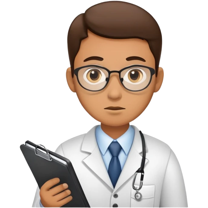 Tax inspector with clipboard asking questions with suspicious look emoji