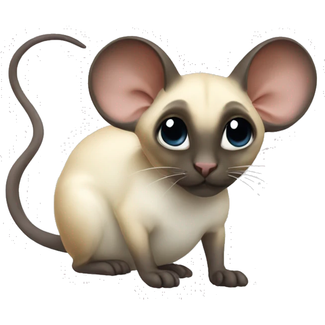 Siamese mouse emoji
