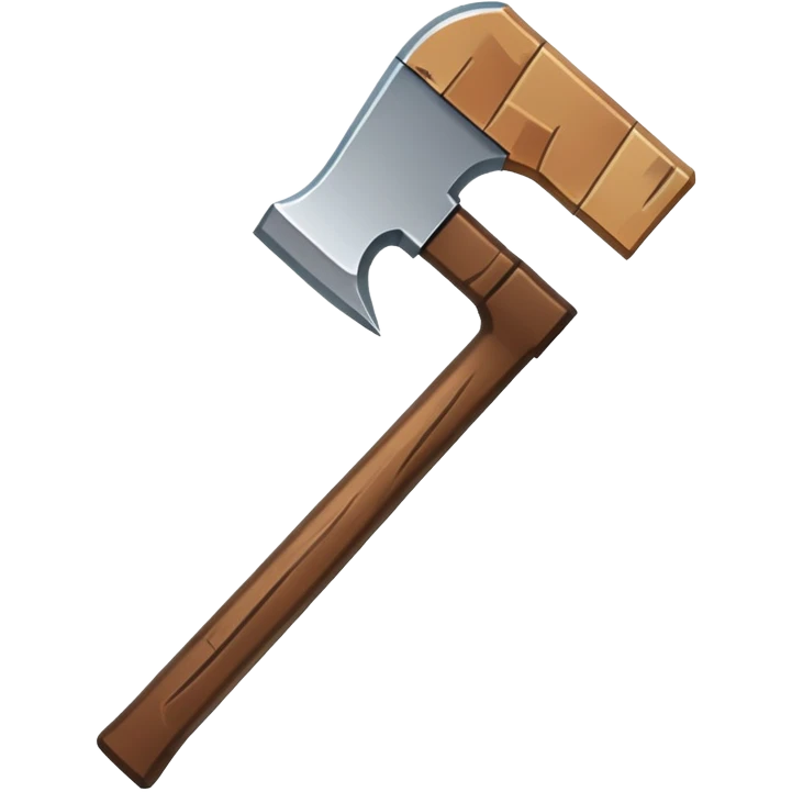 minecraft pixel pickaxe emoji