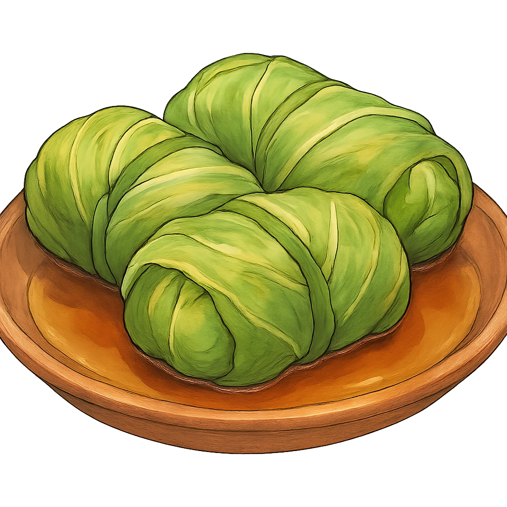 ghibli style cabbage rolls emoji