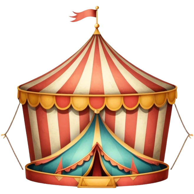 Vintage circus sign emoji