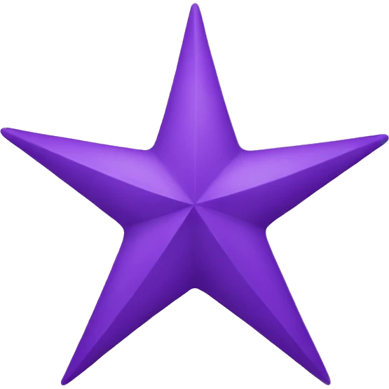 Purple star emoji
