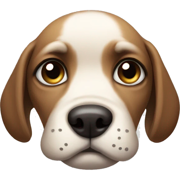 Sad puppy emoji