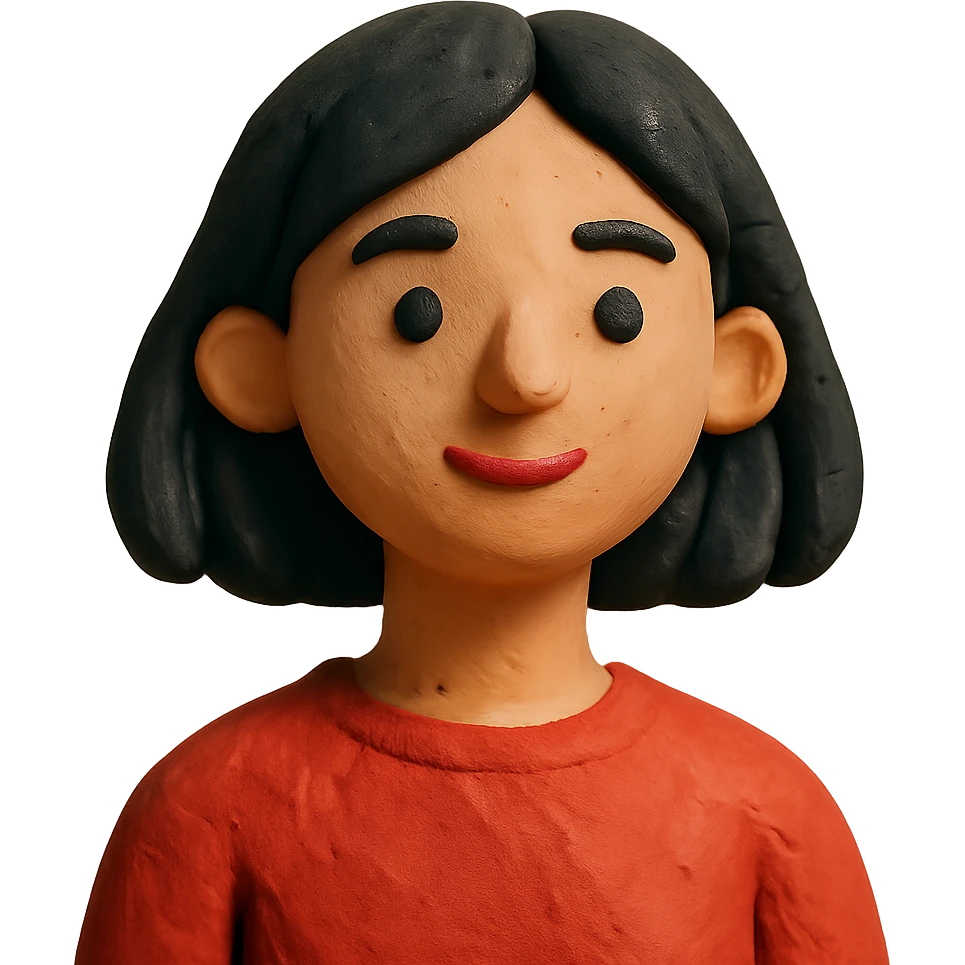 chica con pelo negro corto por los hombros emoji