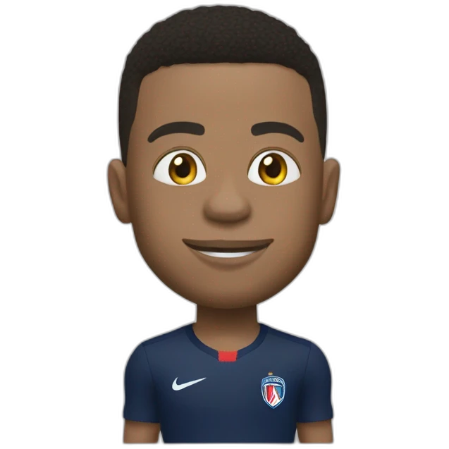 Mbappé qui fait des pompes emoji