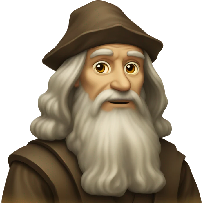 leonardo da vinci emoji
