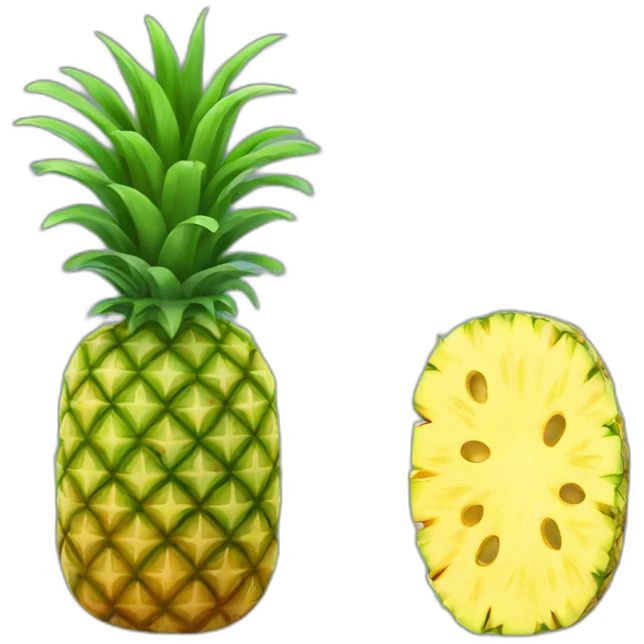 Pineapple bun emoji