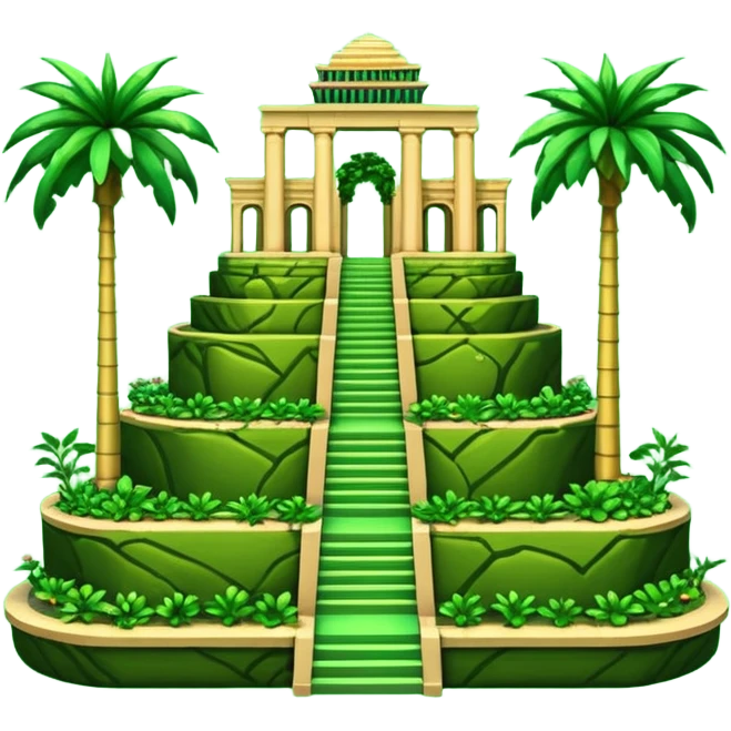 hanging gardens of babylon emoji