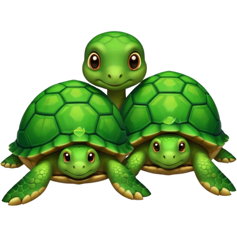 Turtle best friends emoji