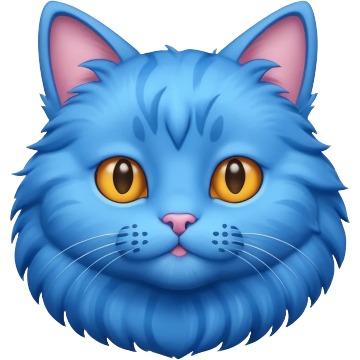 Blue tooth cat emoji