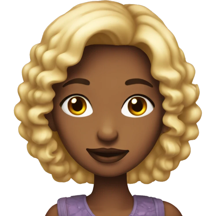 Coquette girl emoji