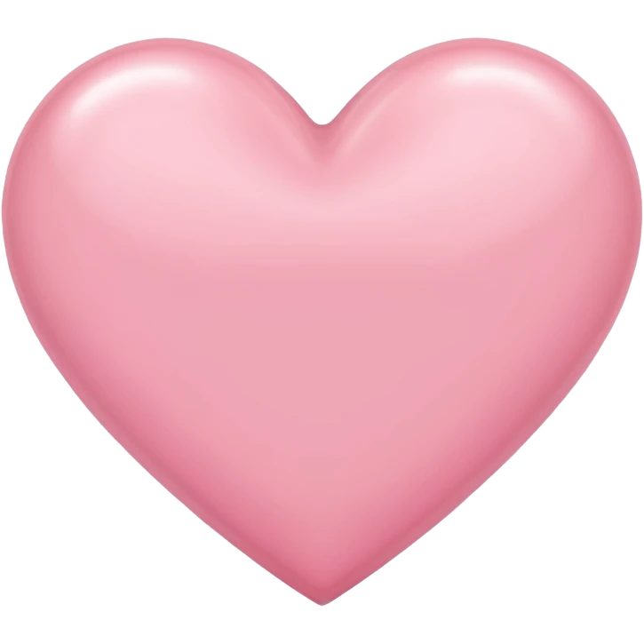 Light pink heart emoji