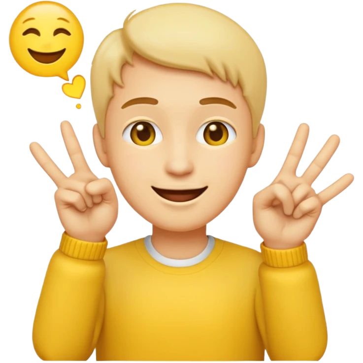Classic emoji holding two fingers together he just kissed into the air in solitude emoji