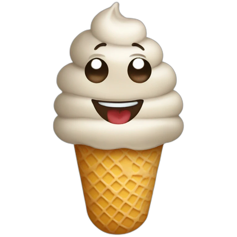 Rud ice-cream  emoji