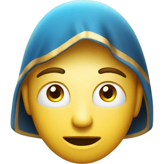 Concevez un emoji symbolisant l'éveil spirituel, avec une lumière éclatante ou une aura lumineuse autour d'une figure méditative emoji