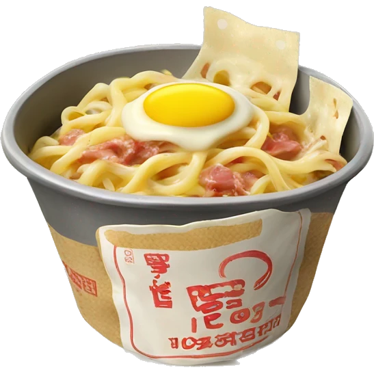 Buldak Carbonara Ramen Packet emoji