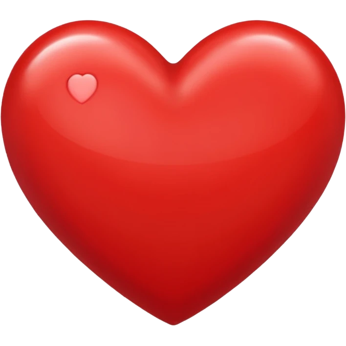 red heart emoji