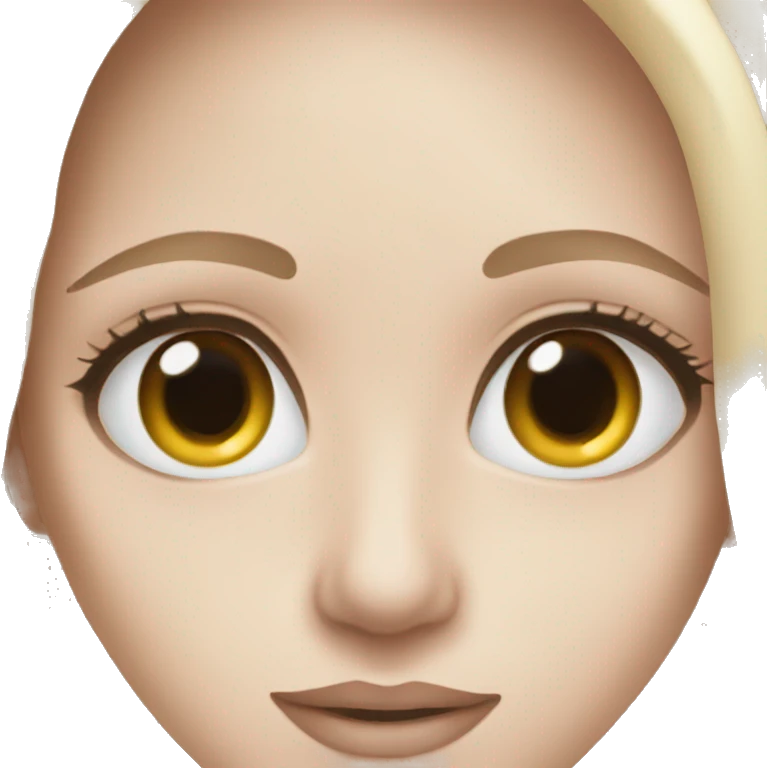 Skin care blue eyes emoji