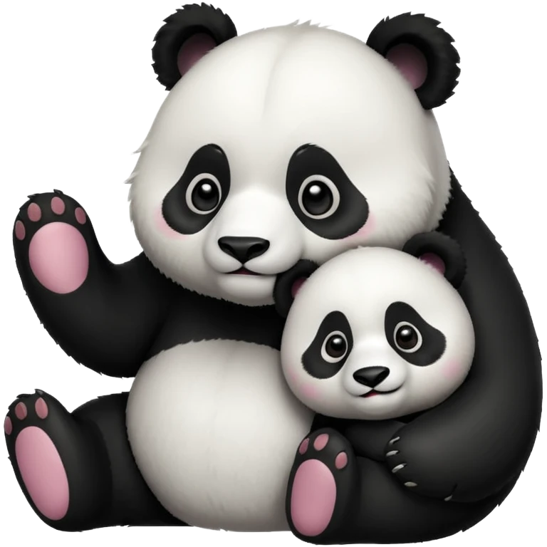 A Panda with a Cub emoji