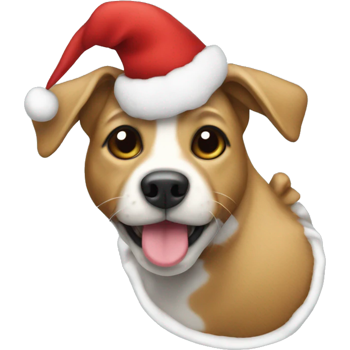 dog in a stocking emoji