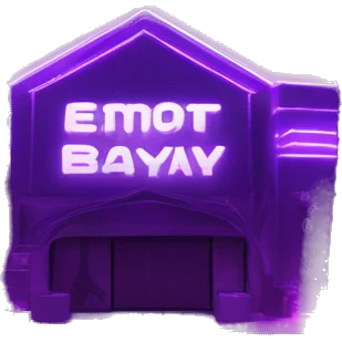 “Violet bay RP” gaming logo for gta roleplay, neon lighting  emoji