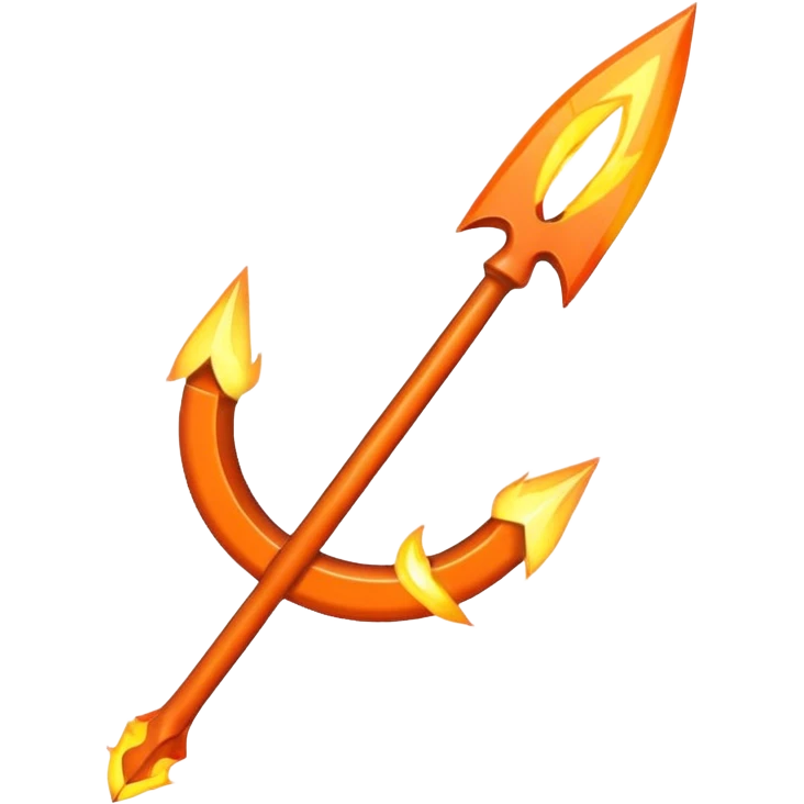 arco de flechas de fuego emoji
