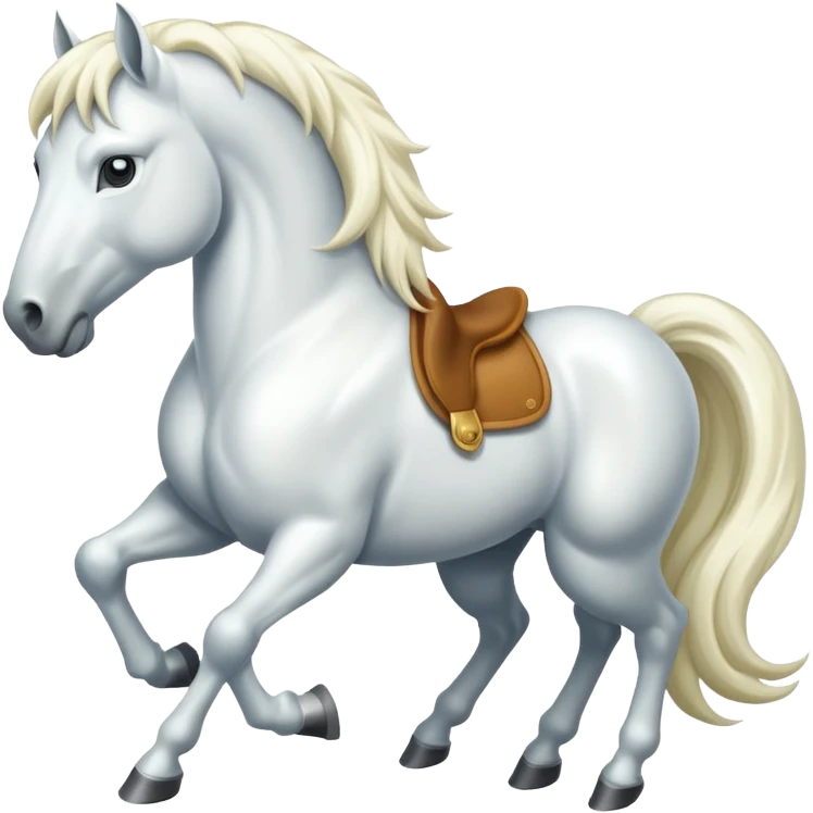 White horse emoji