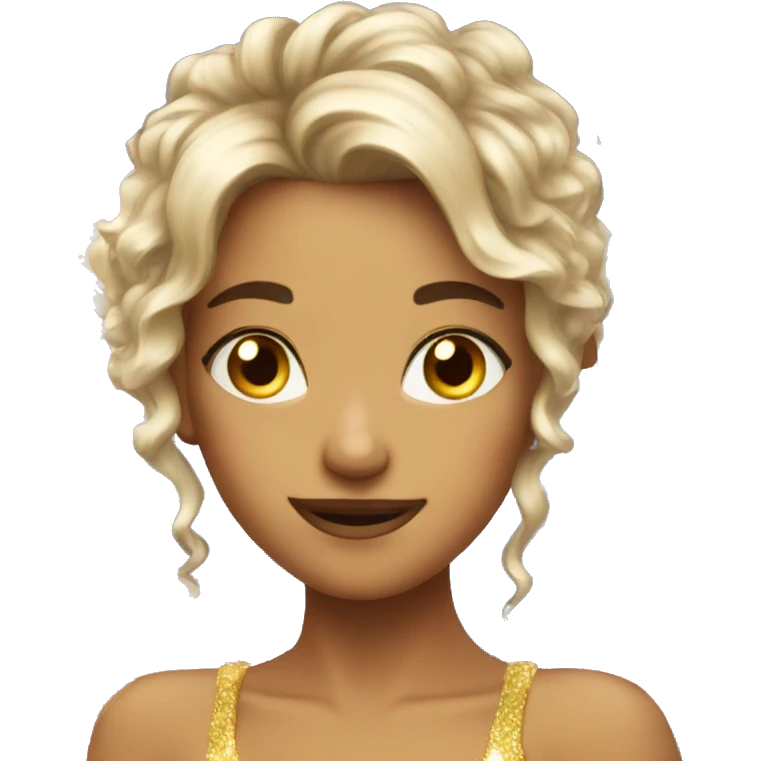 Glitter fairy emoji