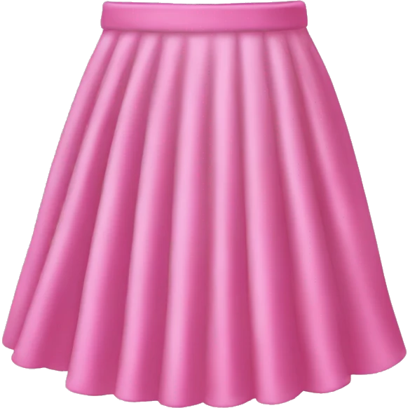 Pink poofy skirt  emoji