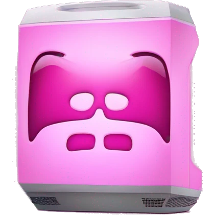 Pink Xbox with pink glowing Xbox symbol  emoji