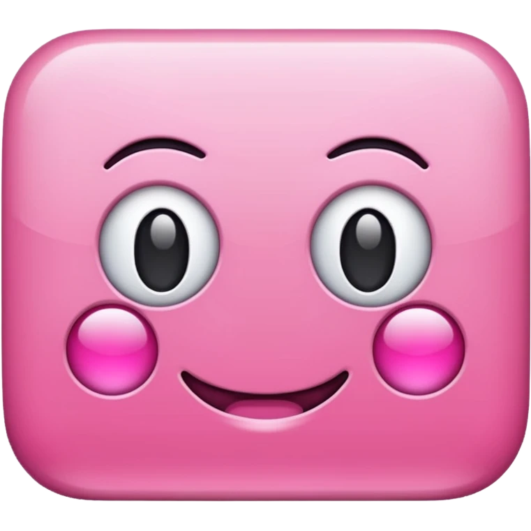 A pink bond emoji