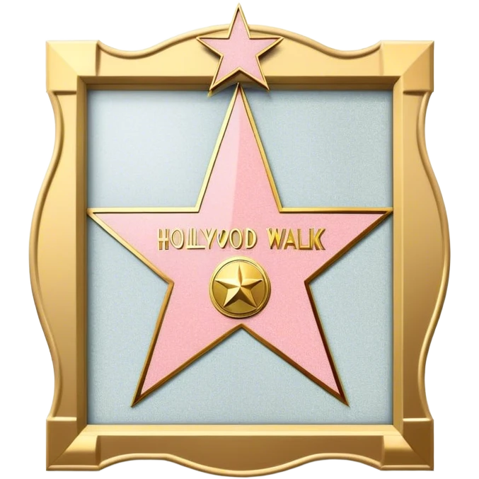 hollywood walk of fame emoji
