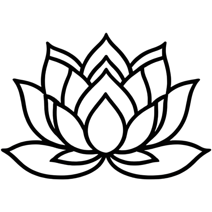 Lotus outline logo  emoji