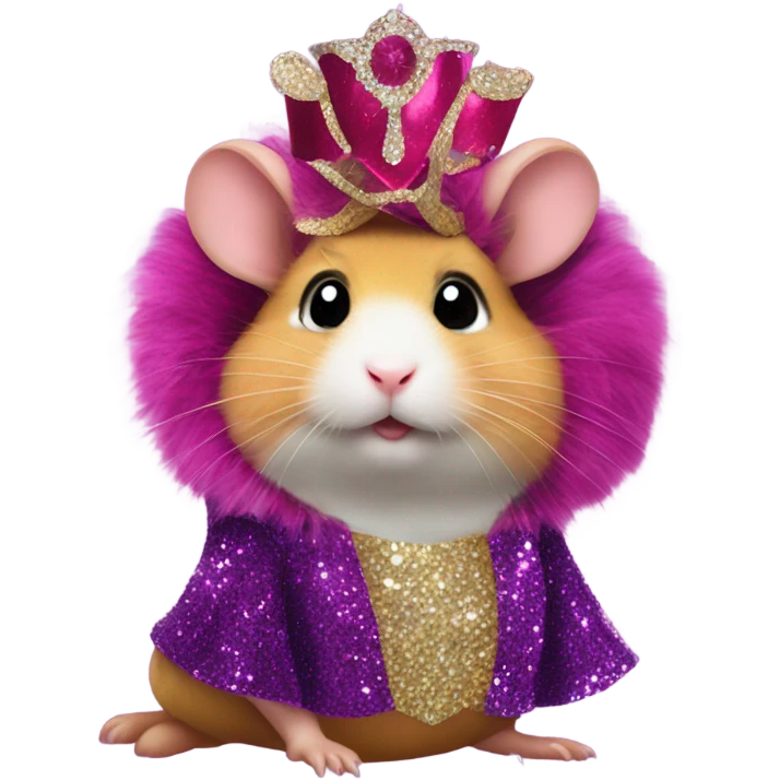 hamster in drag emoji