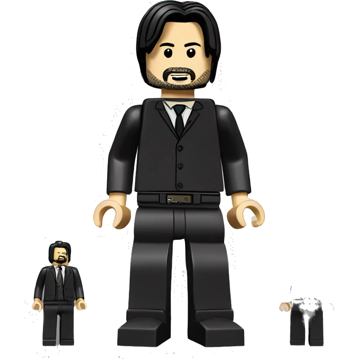 KEANU REEVES lego full body emoji